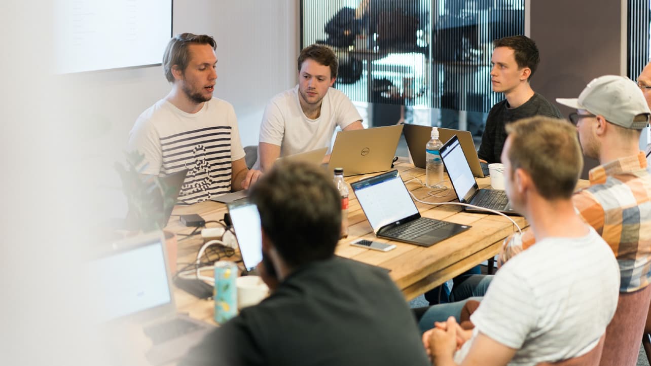 Ein agile Team von Knowit